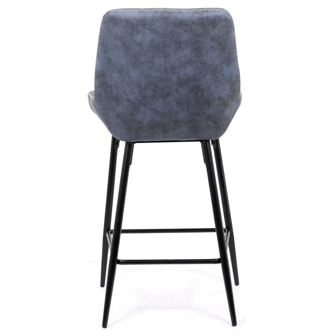 Scaun bar piele cadru metalic negru ABS146 City Lights