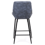 Scaun bar piele cadru metalic negru ABS146 City Lights