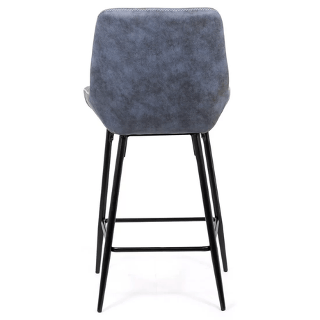 Scaun bar piele cadru metalic negru ABS146 City Lights