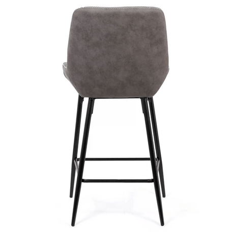 Scaun bar piele cadru metalic negru ABS146 City Lights