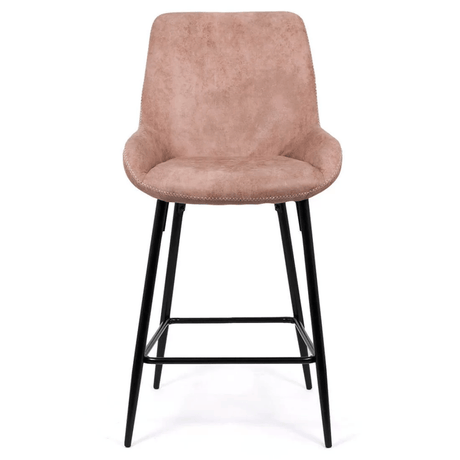 Scaun bar piele cadru metalic negru ABS146 City Lights