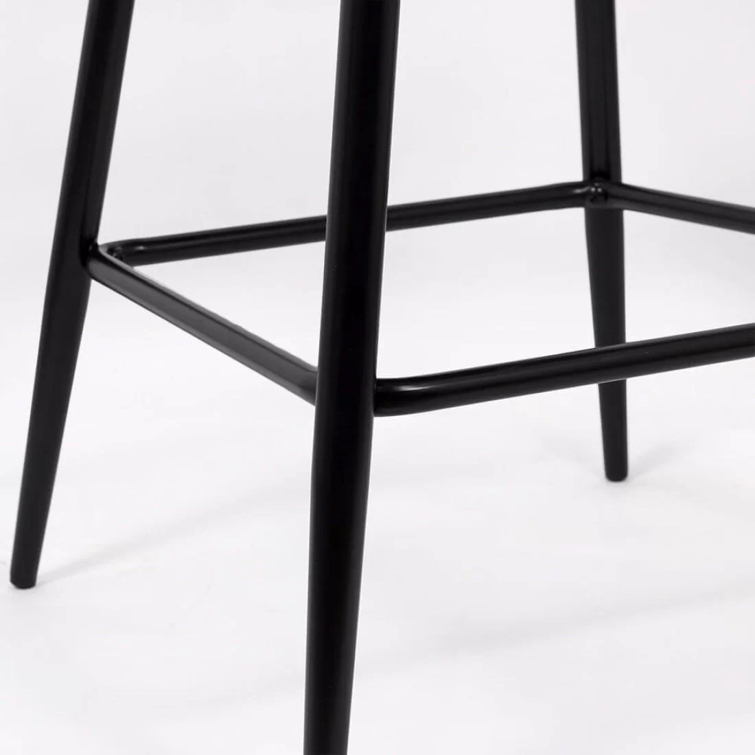 Scaun bar piele cadru metalic negru ABS146 City Lights