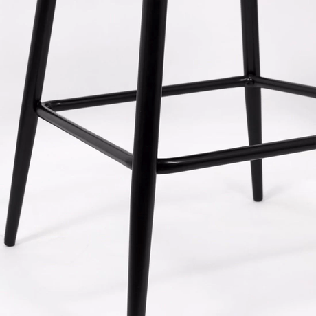 Scaun bar piele cadru metalic negru ABS146 City Lights