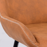 Scaun bar piele cadru metalic negru ABS146 City Lights