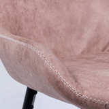 Scaun bar piele cadru metalic negru ABS146 City Lights