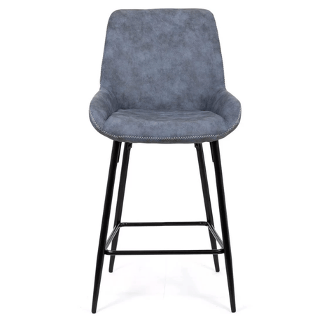 Scaun bar piele cadru metalic negru ABS146 City Lights