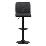 Scaun bar piele cadru negru ajustabil ABS147 Orlando