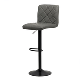 Scaun bar piele cadru negru ajustabil ABS147 Orlando