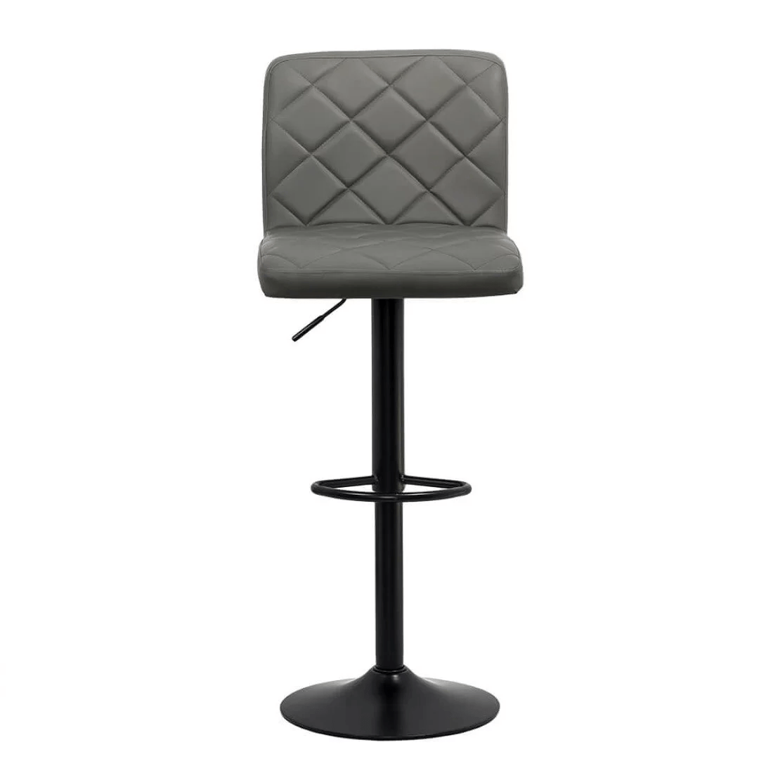 Scaun bar piele cadru negru ajustabil ABS147 Orlando