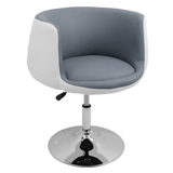 Scaun bar piele multicolora cadru reglabil ABS113 Happy Day GRI INCHIS