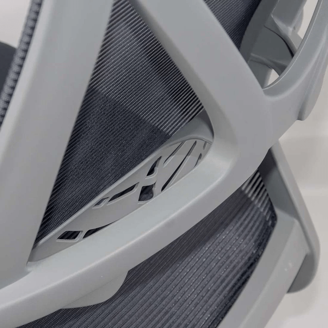 Scaun birou antracit, sezut buretat, spatar panza, OFF431 Aero Light