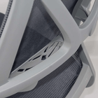 Scaun birou antracit, sezut buretat, spatar panza, OFF431 Aero Light