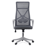 Scaun birou antracit, sezut buretat, spatar panza, OFF431 Aero Light