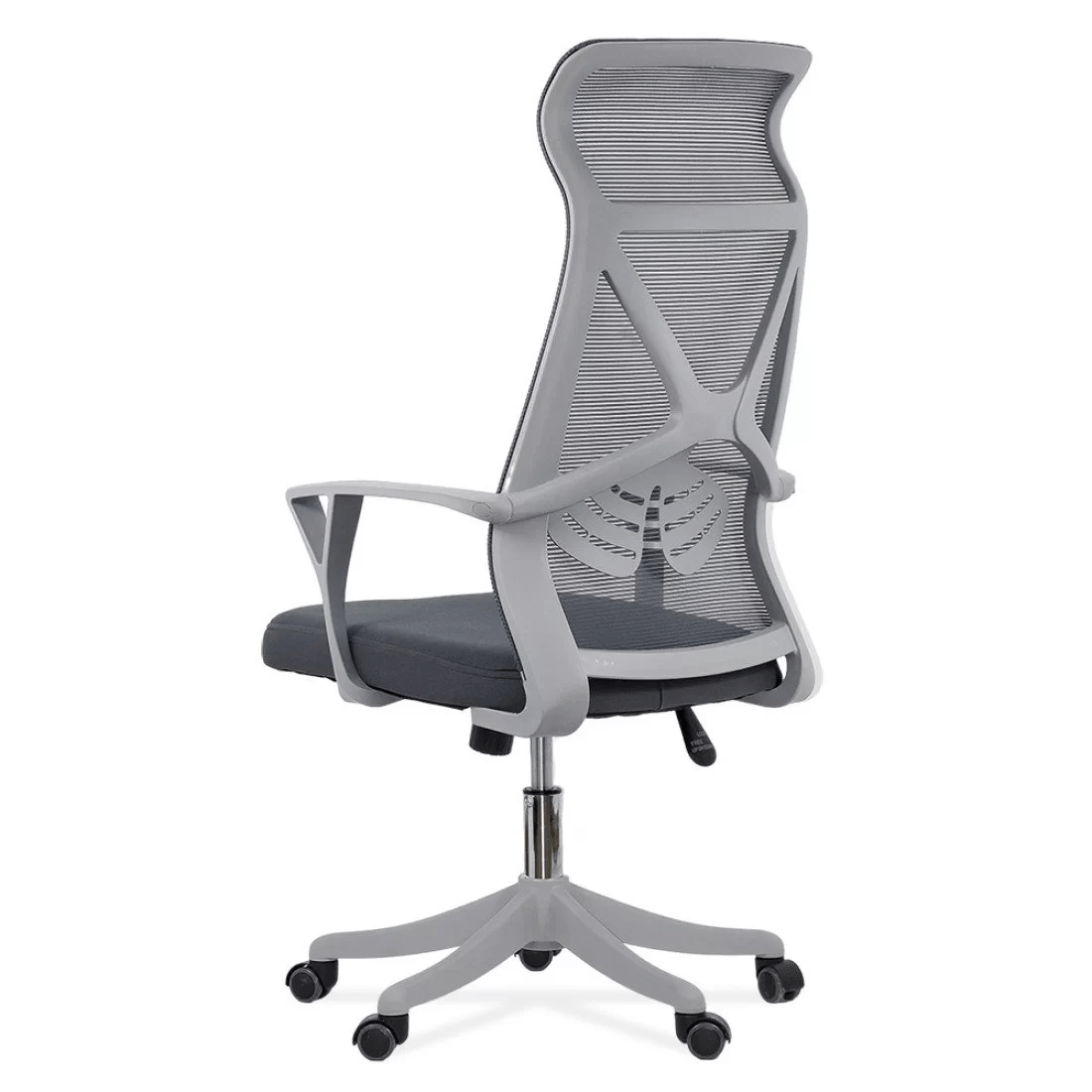 Scaun birou antracit, sezut buretat, spatar panza, OFF431 Aero Light