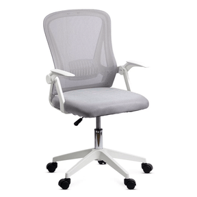 Scaun birou cadru alb 90 kg reclinabil 120 grade OFF433 Busse GRI DESCHIS