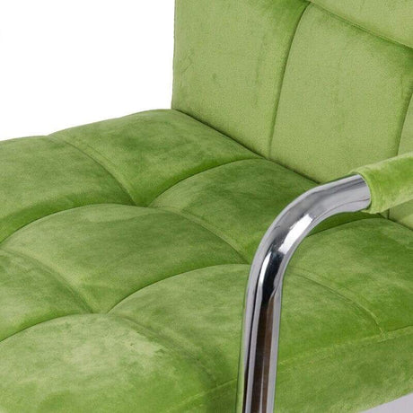 Scaun birou copii verde catifea OFF328V Cool Kids Academic