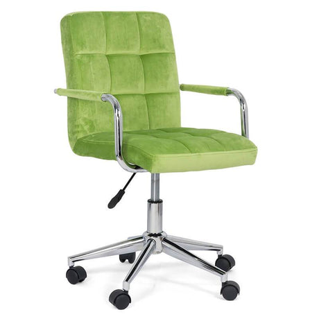 Scaun birou copii verde catifea OFF328V Cool Kids Academic