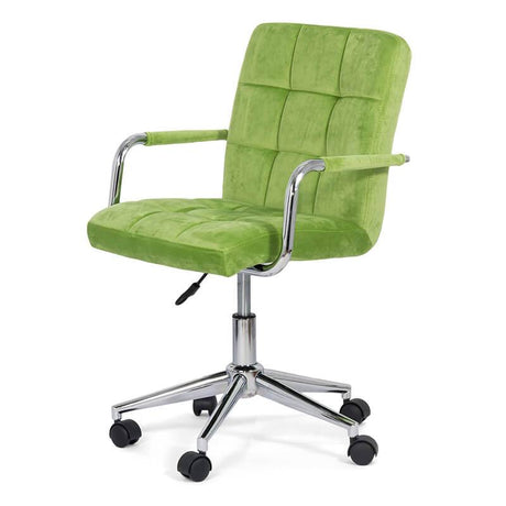 Scaun birou copii verde catifea OFF328V Cool Kids Academic