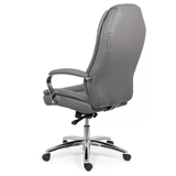 Scaun birou executiv gri piele 150 kg OFF313 Loisir Estate