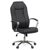 Scaun birou executiv piele 150 kg OFF313 Loisir NEGRU