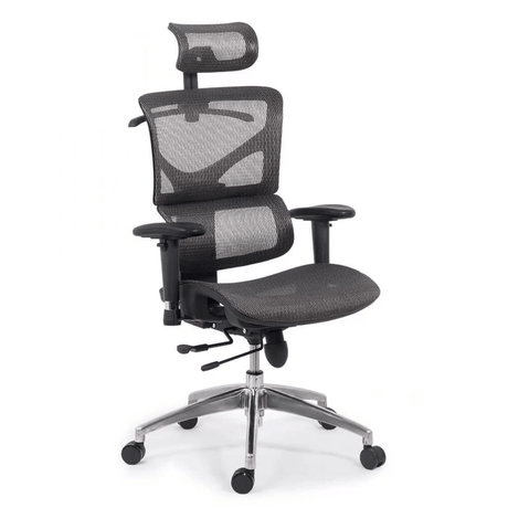 Scaun birou gri executiv OFFSYYT9500 Aerotech