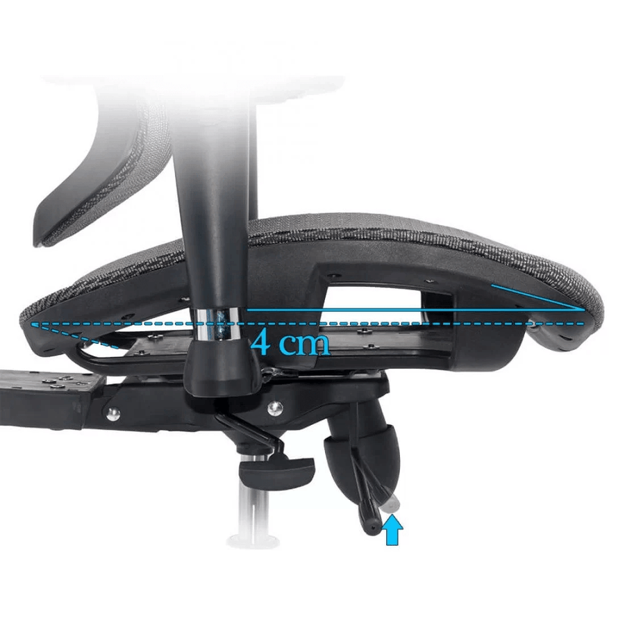 Scaun birou gri executiv OFFSYYT9500 Aerotech