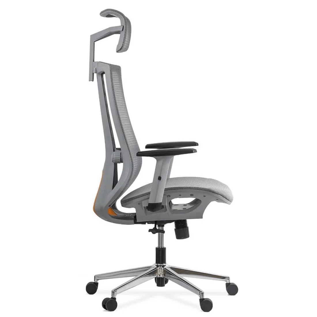 Scaun birou gri plasa 120 kg reglaj lombar SYYT9510 Harmony