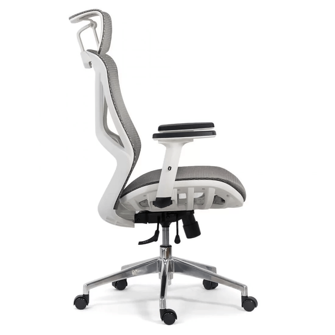 Scaun birou gri plasa sezut culisabil OFF9503 Organix Aero