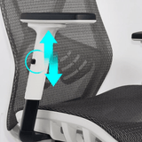 Scaun birou gri plasa sezut culisabil OFF9503 Organix Aero