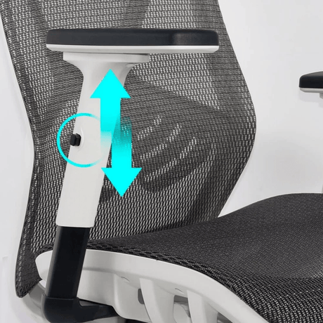 Scaun birou gri plasa sezut culisabil OFF9503 Organix Aero