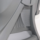 Scaun birou gri sezut buretat spatar plasa OFF634 Aeroflux