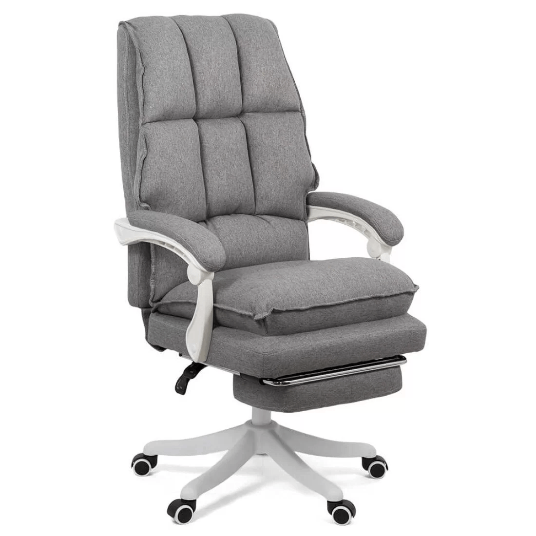Scaun birou gri stofa extensibil stofa OFF426 Organix