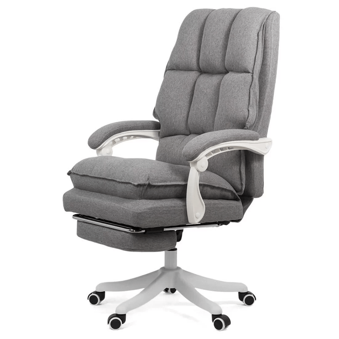 Scaun birou gri stofa extensibil stofa OFF426 Organix