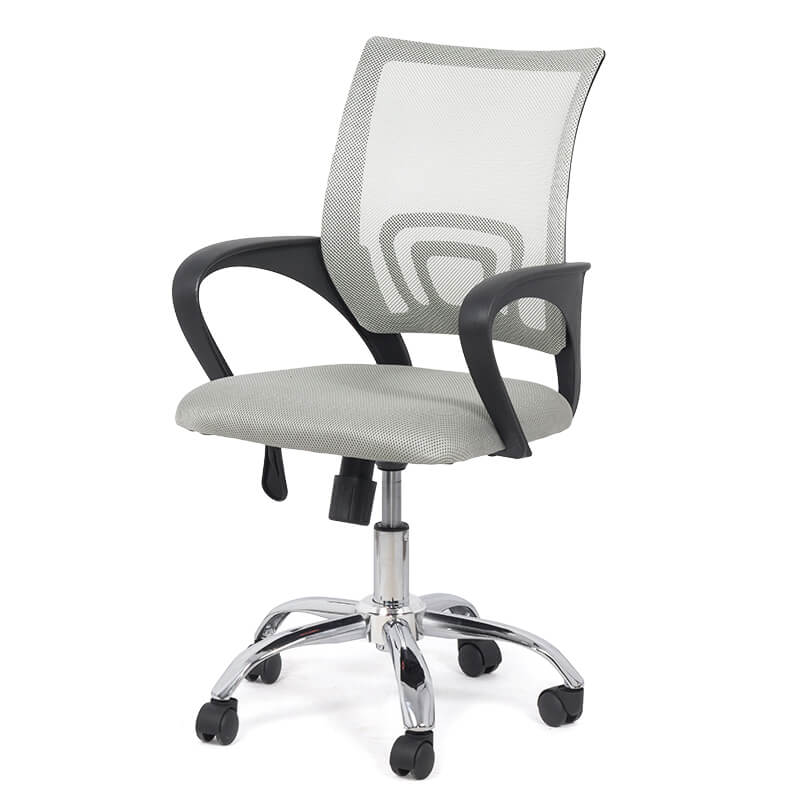 Scaun birou gri stofa mesh OFF619 Aero Office Fun