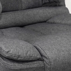 Scaun birou gri stofa relaxare premium OFF415F Relax Breeze