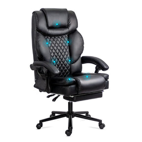 Scaun birou masaj extensibil 150kg OFF935 Tensor NEGRU