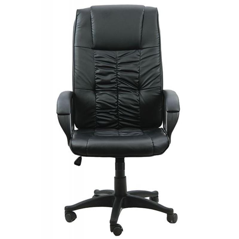Scaun birou negru piele cadru negru OFF023 Apprentice