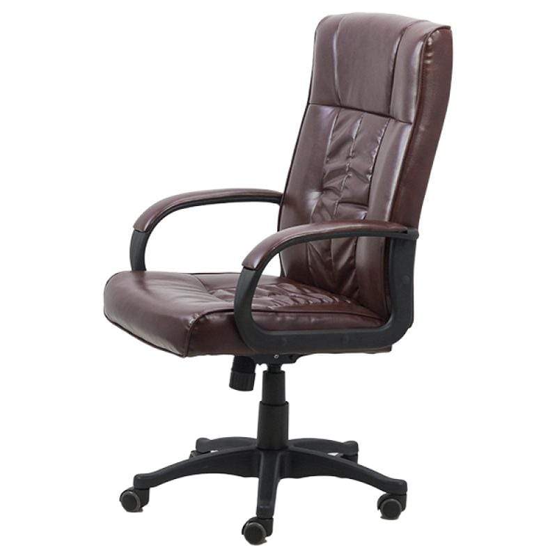 Scaun birou negru piele cadru negru OFF023 Apprentice