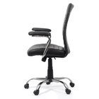 Scaun birou negru piele slim confortplus OFF338 Vicini