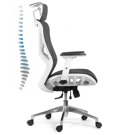 Scaun birou negru plasa sezut culisabil OFF9503 Organix Aero