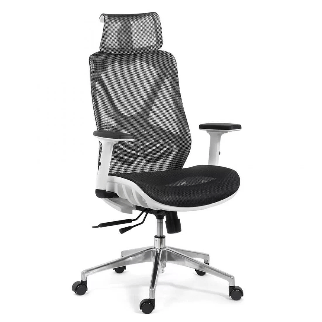 Scaun birou negru plasa sezut culisabil OFF9503 Organix Aero