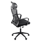 Scaun birou negru stofa buretata suport lombar fix OFF717 Palm
