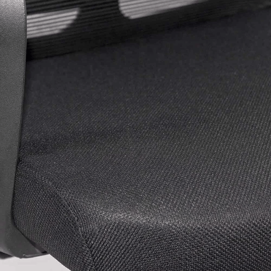 Scaun birou negru stofa buretata suport lombar fix OFF717 Palm