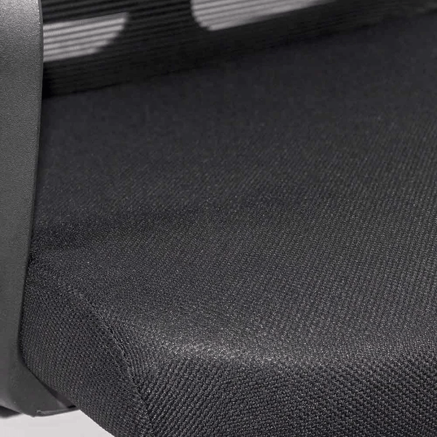 Scaun birou negru stofa buretata suport lombar fix OFF717 Palm
