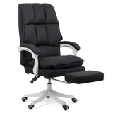 Scaun birou negru stofa extensibil stofa OFF426 Organix