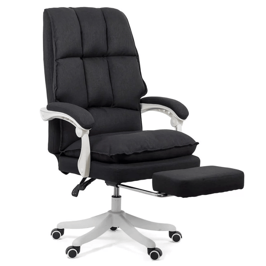 Scaun birou negru stofa extensibil stofa OFF426 Organix