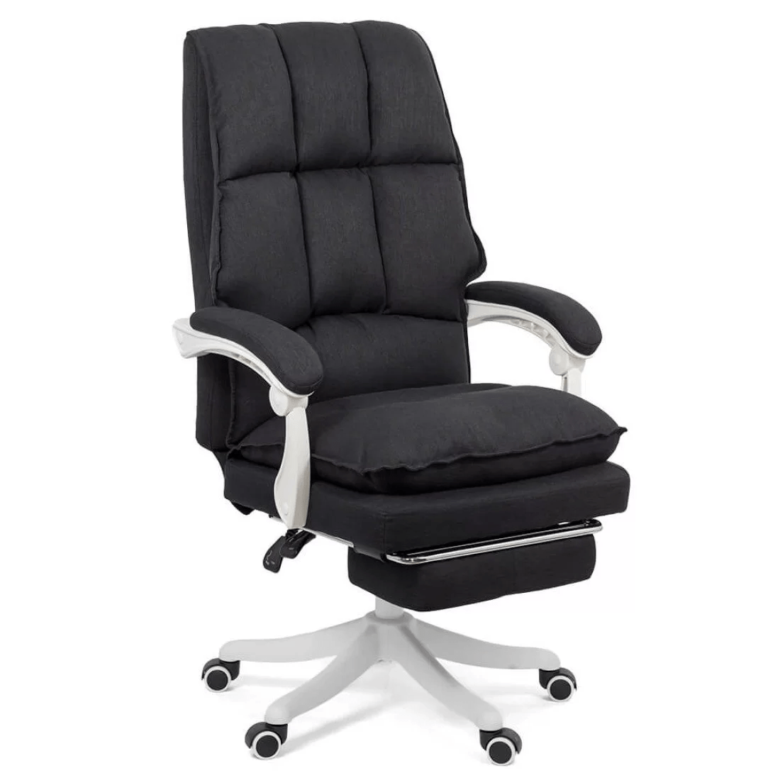 Scaun birou negru stofa extensibil stofa OFF426 Organix