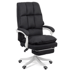 Scaun birou negru stofa extensibil stofa OFF426 Organix