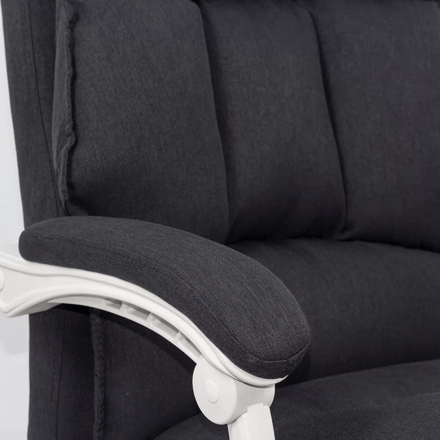 Scaun birou negru stofa extensibil stofa OFF426 Organix
