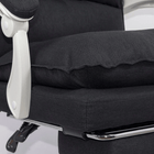 Scaun birou negru stofa extensibil stofa OFF426 Organix
